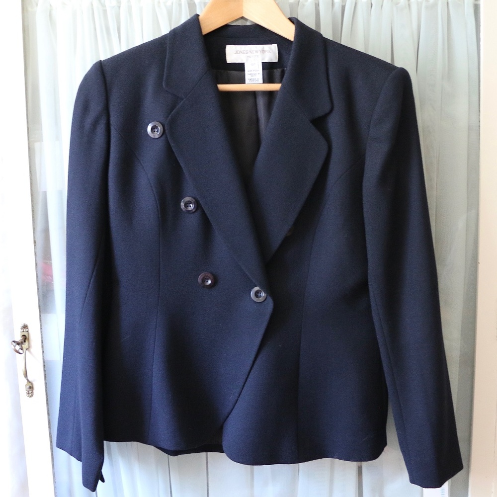 NWT Black Wool Jones New York Blazer
